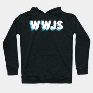 what would jesus say (blue) Hoodie